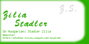 zilia stadler business card